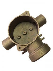 SMI valve deck valve cover brass precision machined circular component — internal sealing features to customer drawing specification