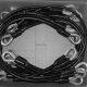 Safety cables with hooks-B