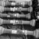 SMI PTO shaft assemblies in batch production with safety shields fitted — ready for export packaging and despatch