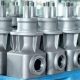 SMI agriculture gearbox aluminium alloy housings in production — batch casting showing consistent dimensional quality