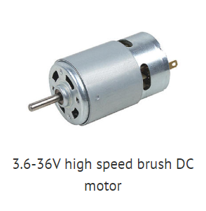 3.6-36V high speed brush DC motor