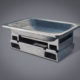 SMI dross skim pan single chamber with ventilated structural base — proprietary material formulation for rapid cooling and thermal shock resistance