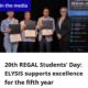 ELYSIS is proud to financially support the REGAL Students' Day 2023 (JER 2023) for the fifth consecutive year. Lana Kobtseva, Compliance Officer at ELYSIS, represented ELYSIS at the awards ceremony that celebrated the winners of the JER 2023 scientific poster competition.
